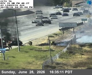 Fire with smoke and flames on the left shoulder