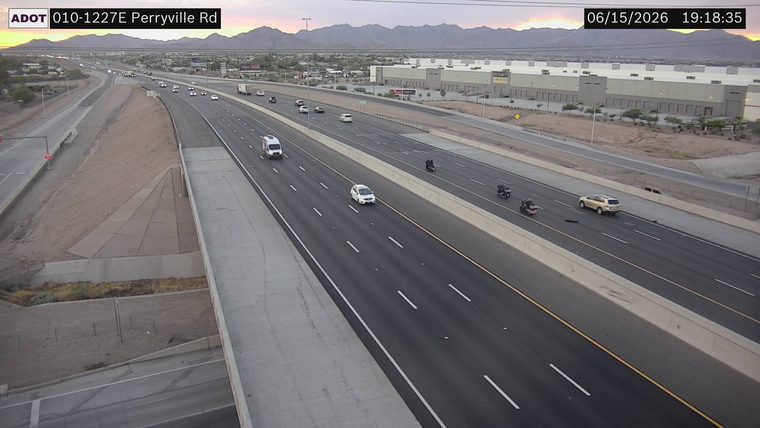 Debris in the right lane