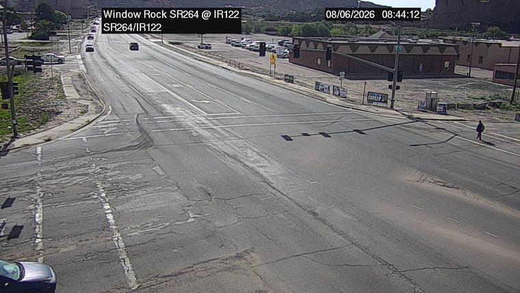 Person on the right side of the roadway