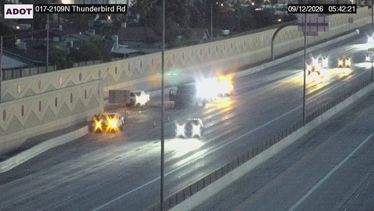 Vehicle fire in the right lane