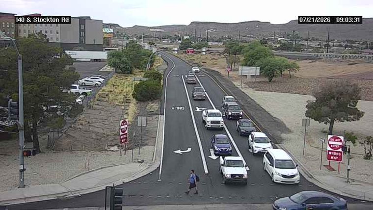 Pedestrian in crosswalk