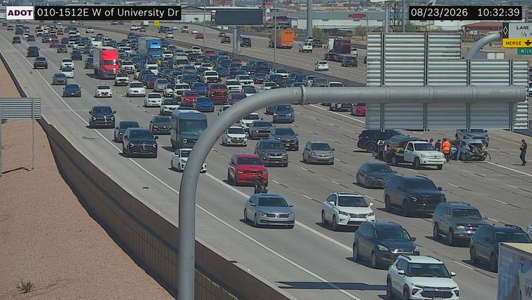 Two vehicles collided in the right lanes