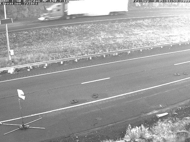 Debris in the right lane