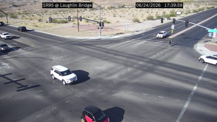 Pedestrian in the intersection