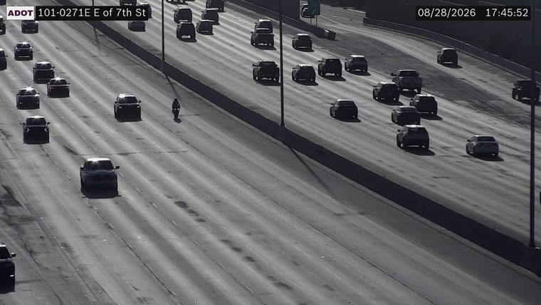 Person on the roadway