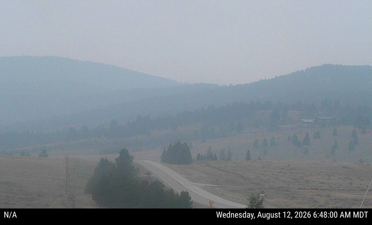 No incident — heavy smoke reducing visibility
