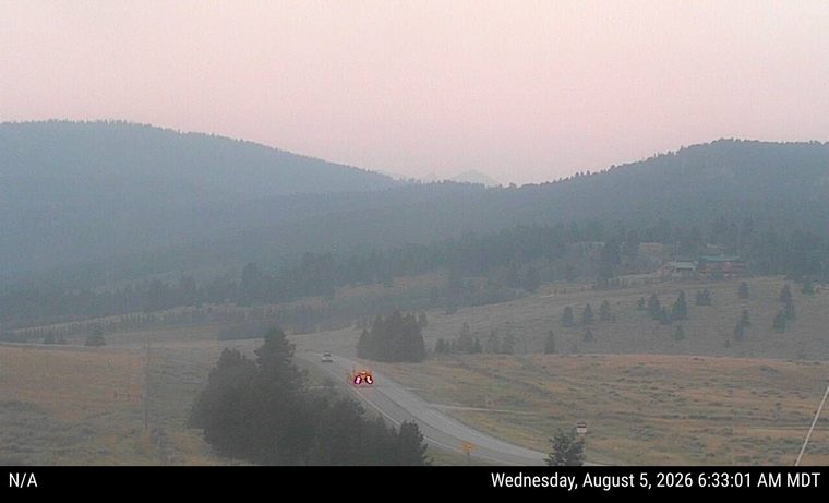 No incident — heavy smoke reducing visibility