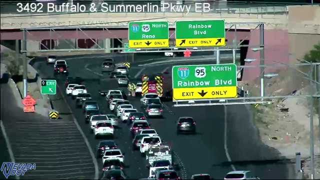 Fire truck and emergency vehicle in the right lane