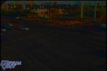 Construction cones blocking the right side of the intersection