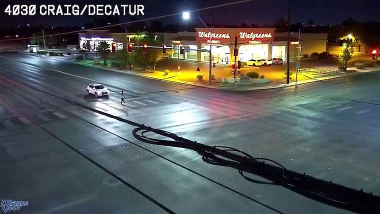 Pedestrian in crosswalk