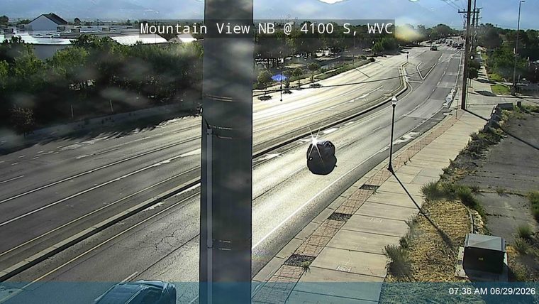 Black backpack in the right lane