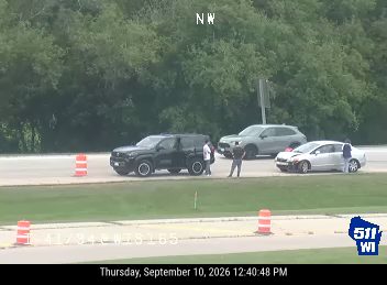 Two vehicles collided in the right lane