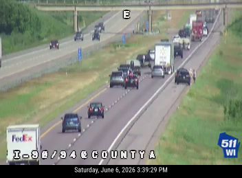 Multiple vehicles involved in a crash on I-90/I-84 eastbound.