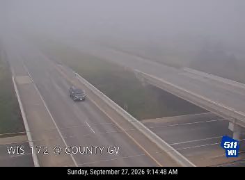 No incident — heavy fog reducing visibility
