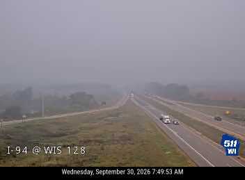 No incident — heavy fog reducing visibility