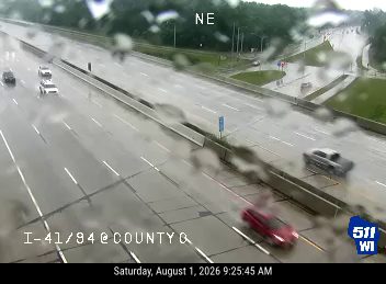 No incident — heavy rain