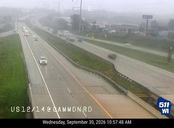 No incident — heavy rain and reduced visibility