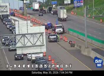 Traffic stopped due to a multi-vehicle crash on I-94 eastbound.