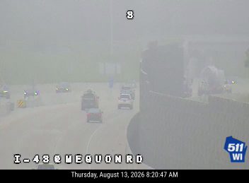 No incident — heavy fog reducing visibility