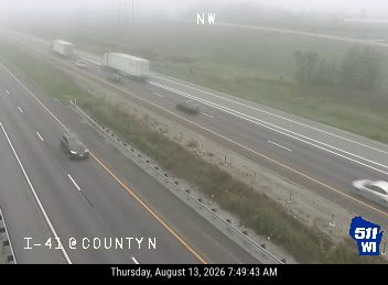 No incident — heavy fog reducing visibility
